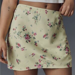 NWT Anthropologie Tilda Mini Slip Skirt